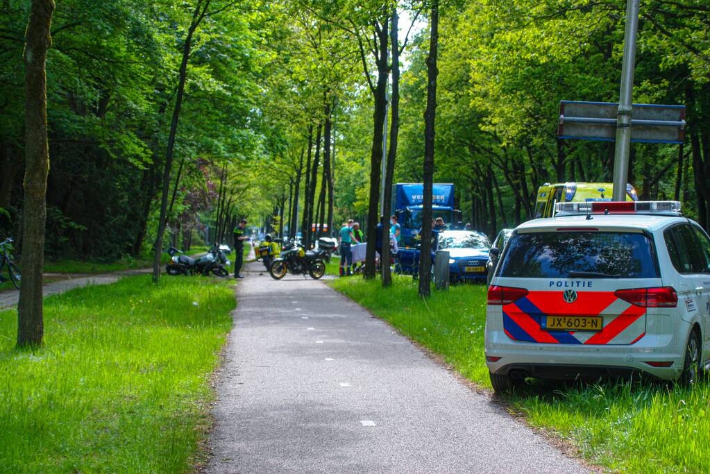 Ongeval tussen motorrijders