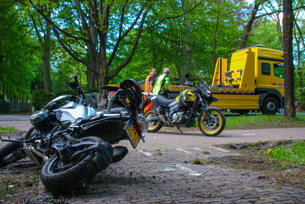Ongeval tussen motorrijders