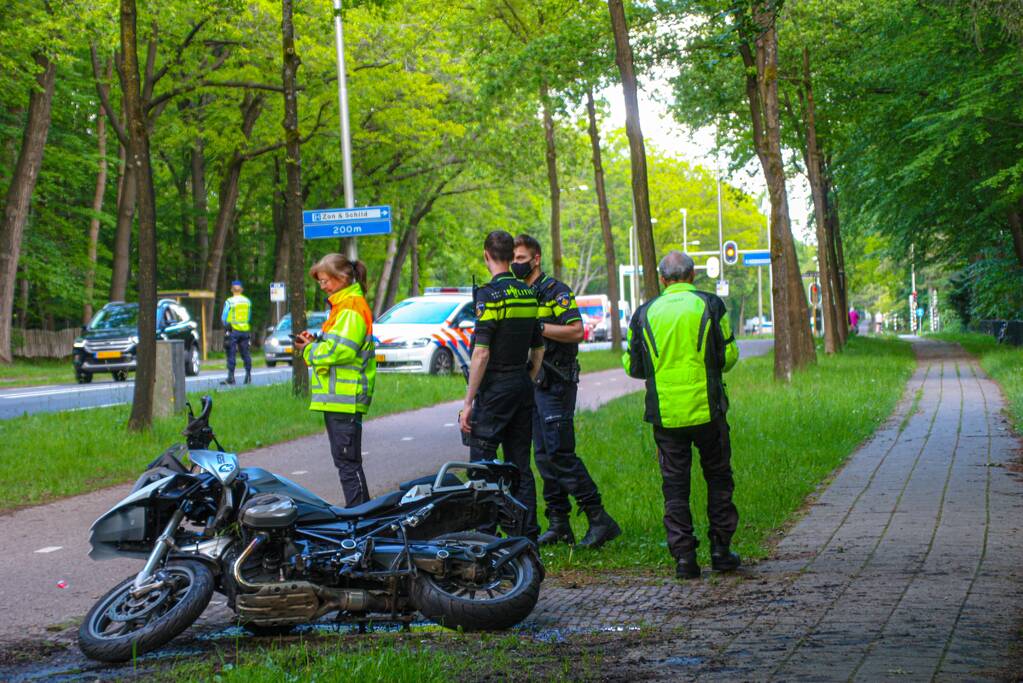 Ongeval tussen motorrijders