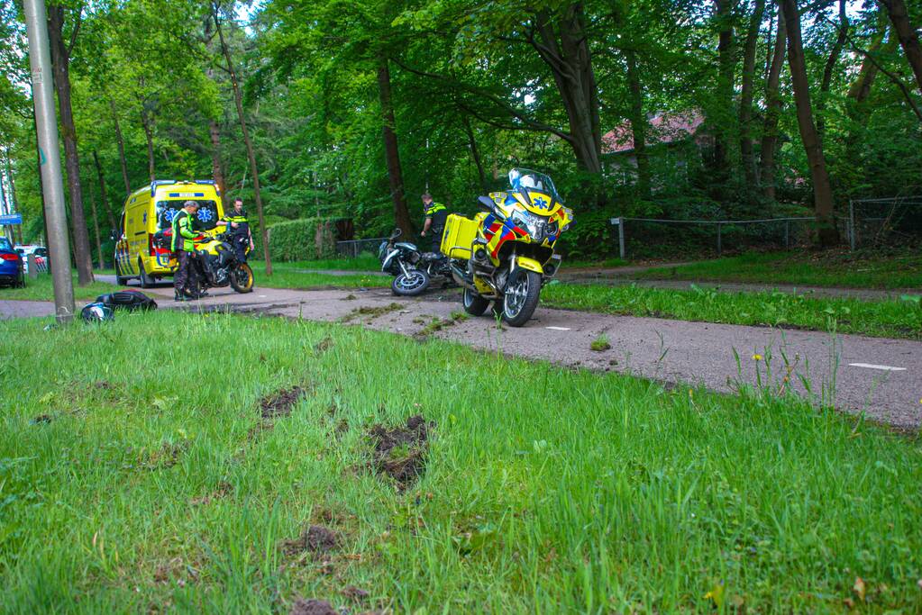 Ongeval tussen motorrijders