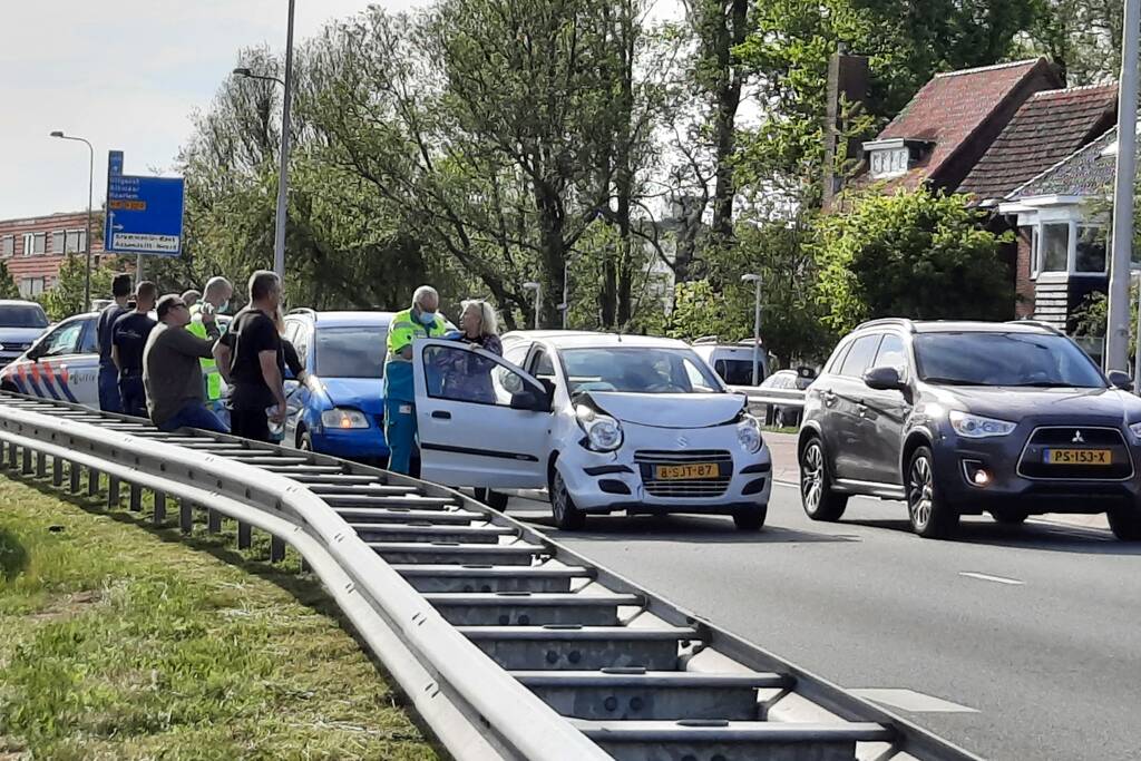 Schade bij kop-staart botsing