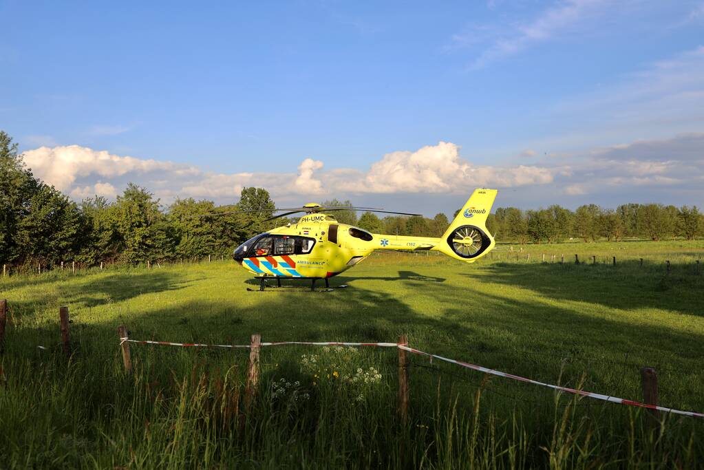Traumahelikopter ingezet voor incident