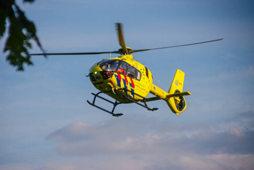 Traumahelikopter ingezet voor incident