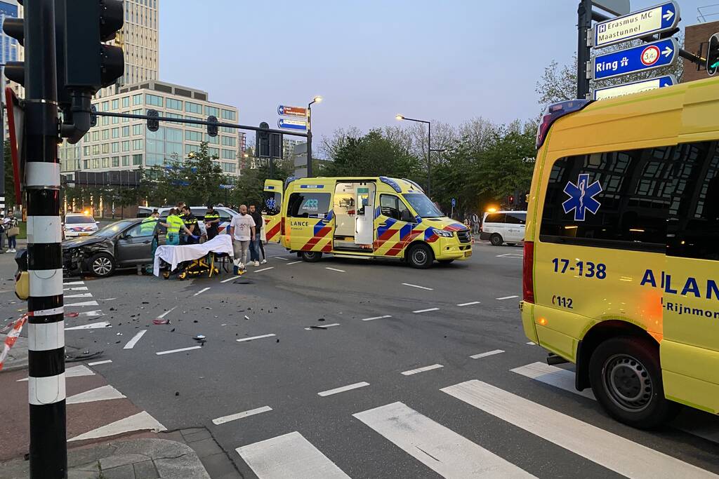 Twee gewonden en ravage bij ongeval