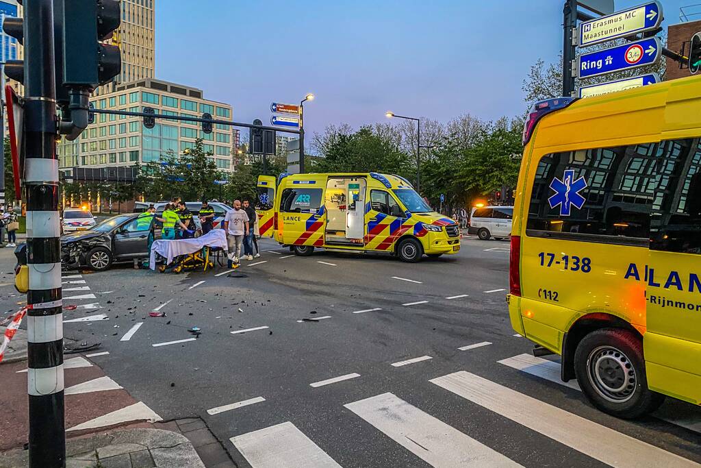 Twee gewonden en ravage bij ongeval