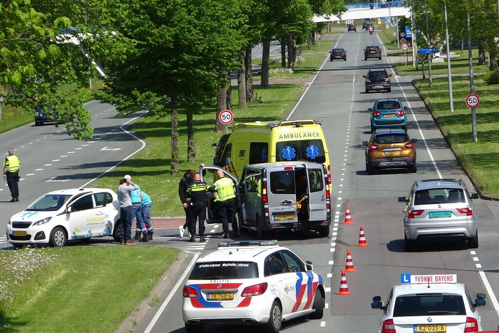 Schade bij ongeval op kruising