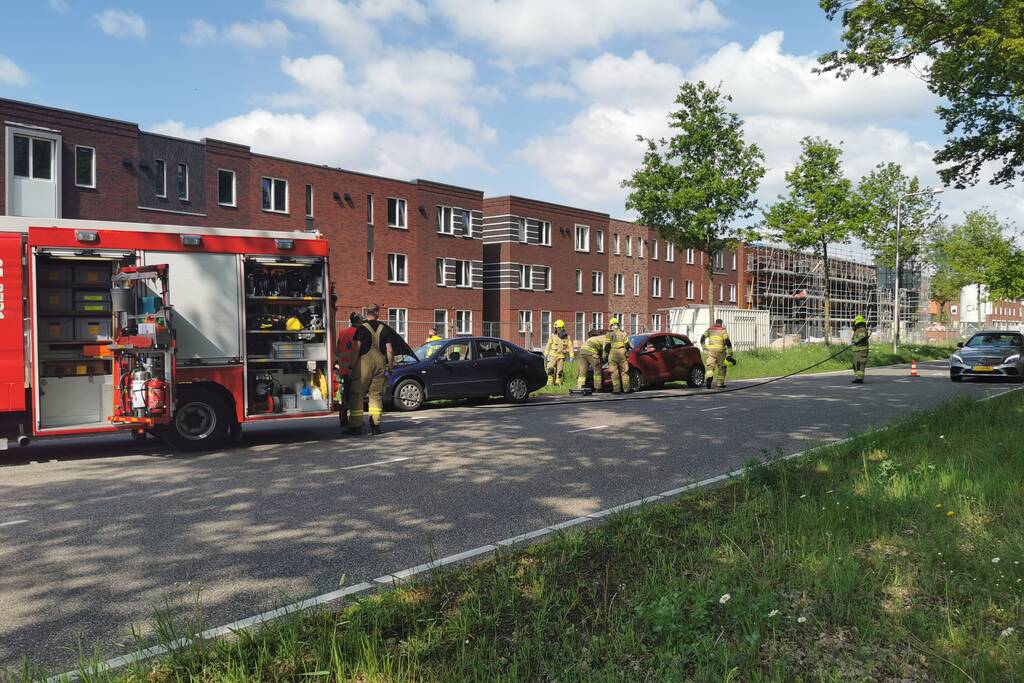 Schade bij kop-staart botsing