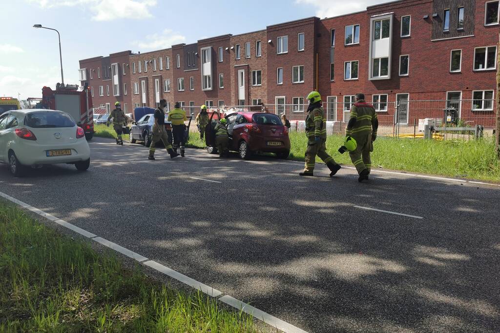 Schade bij kop-staart botsing