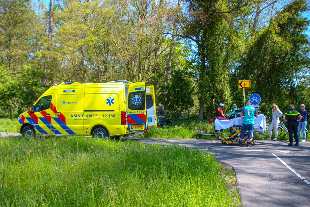 Wielrenner gewond na ongeval