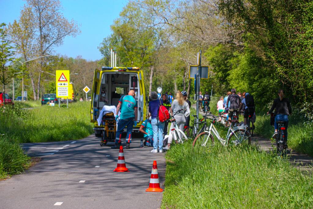 Wielrenner gewond na ongeval