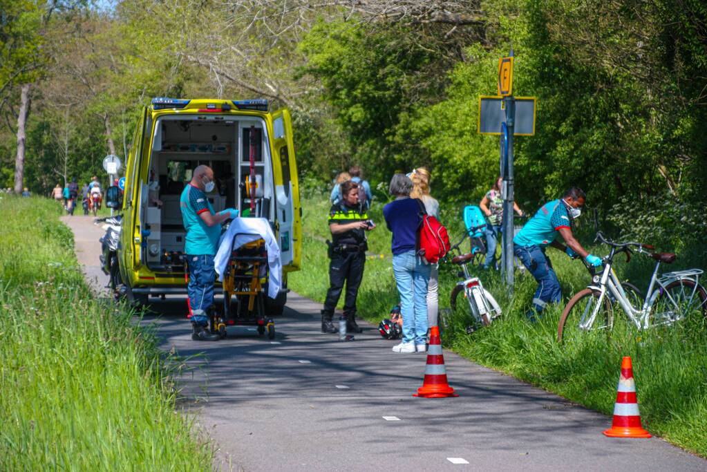 Wielrenner gewond na ongeval