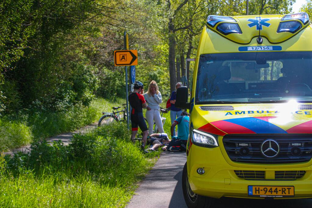 Wielrenner gewond na ongeval