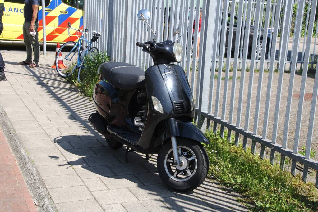 Scooterrijder gewond bij ongeval