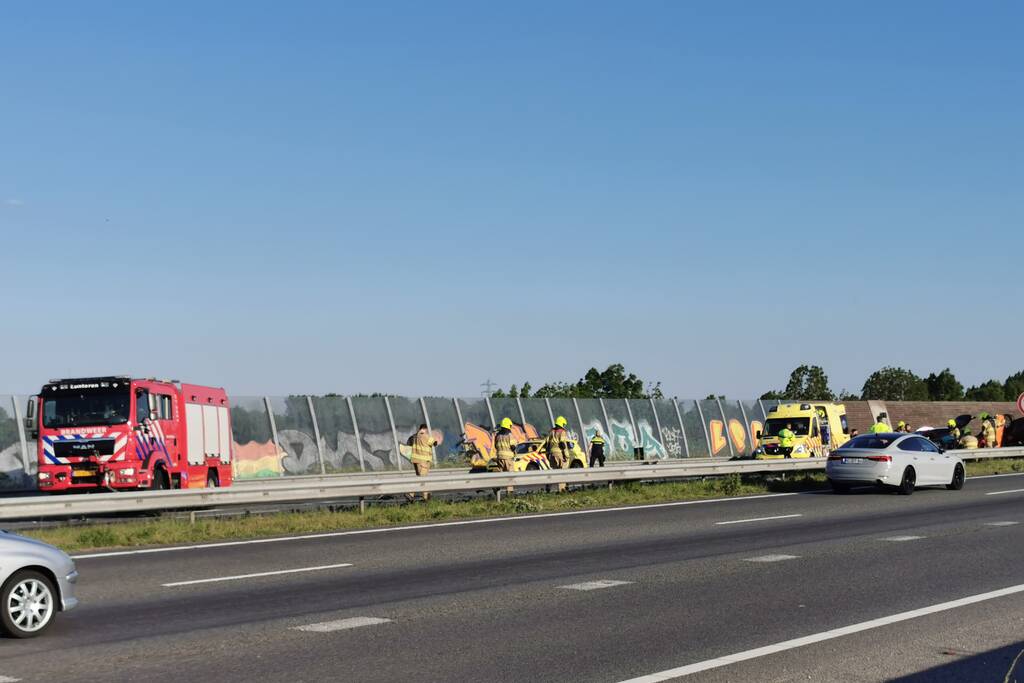 Meerdere voertuigen betrokken bij ongeval