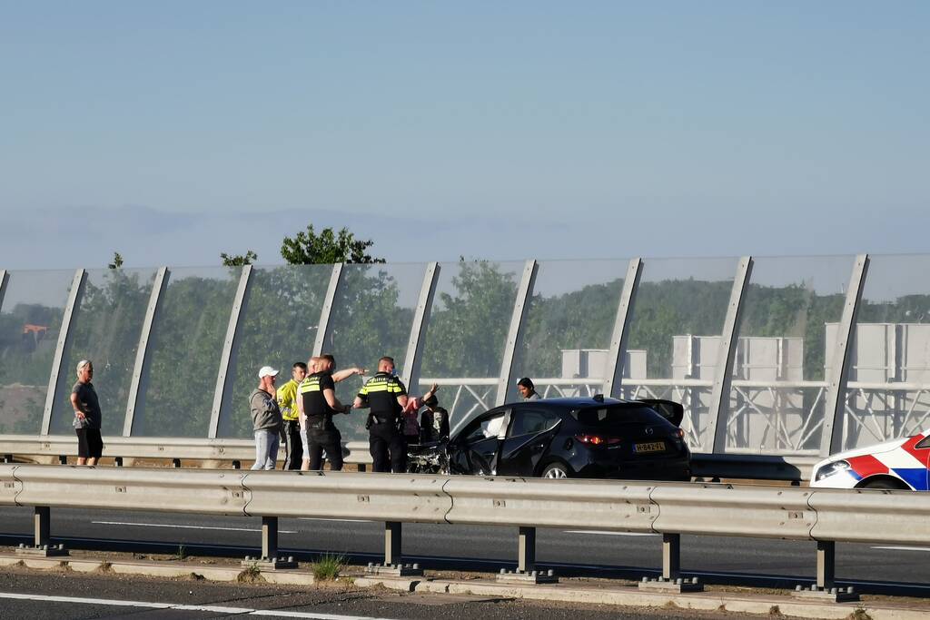 Meerdere voertuigen betrokken bij ongeval