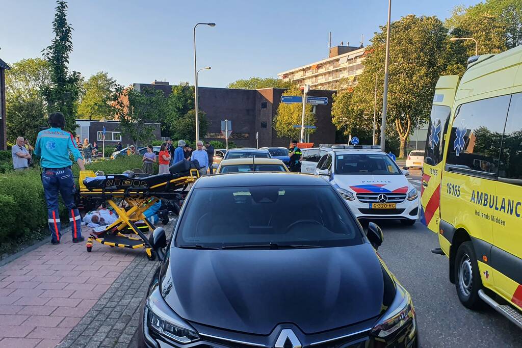 Scooterrijder gewond bij ongeval