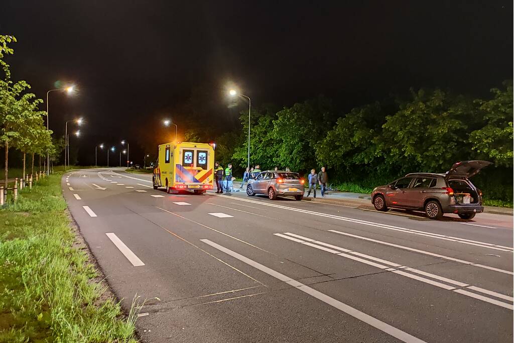 Gewonde bij ongeval tussen scooter en fietser