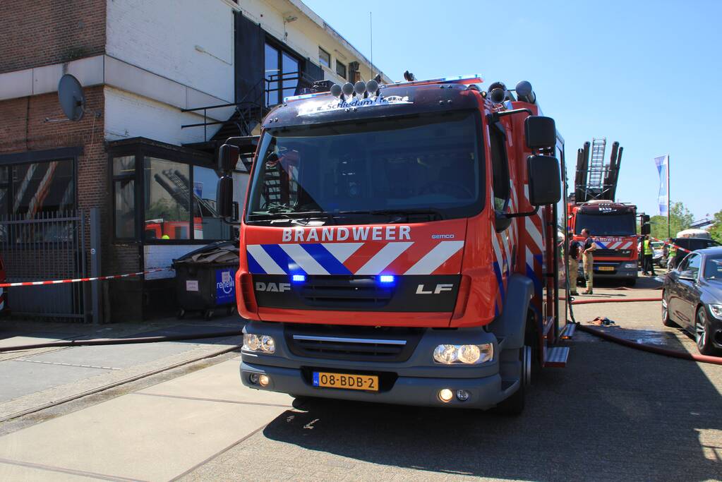 Grote brand in pand