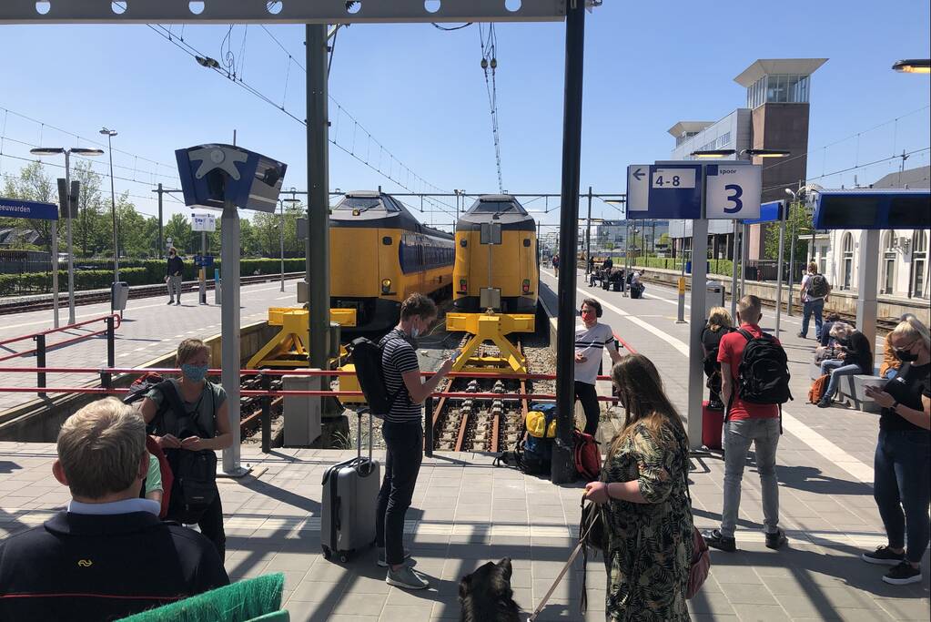 Treinverkeer plat door sein- en wisselstoring