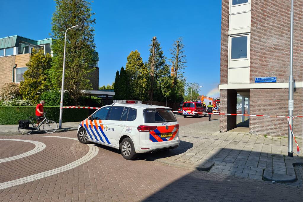 Gasleiding geraakt bij werkzaamheden