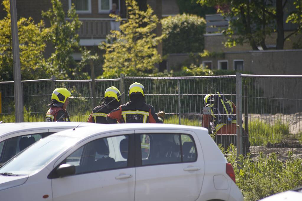Gasleiding geraakt bij werkzaamheden