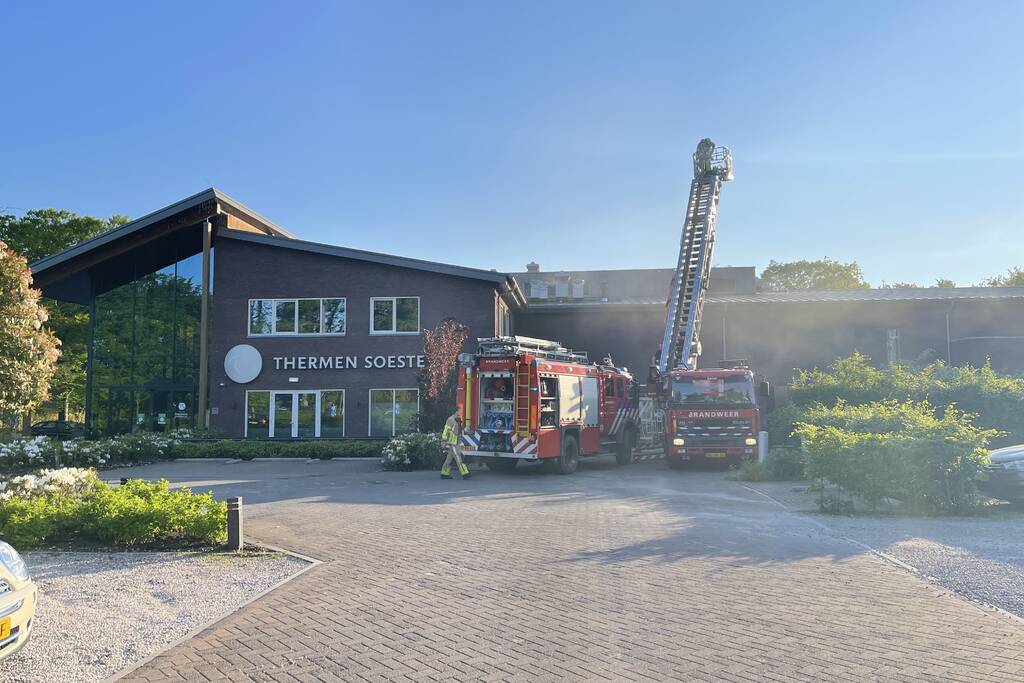 Brand in kelder van wellnescentrum