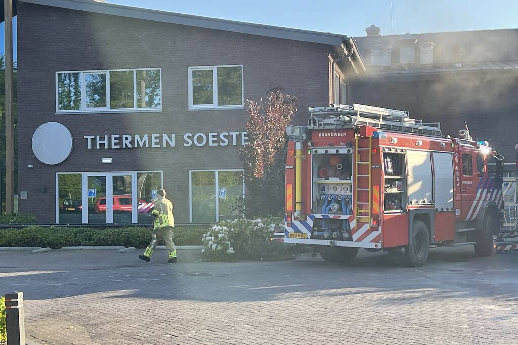 Brand in kelder van wellnescentrum