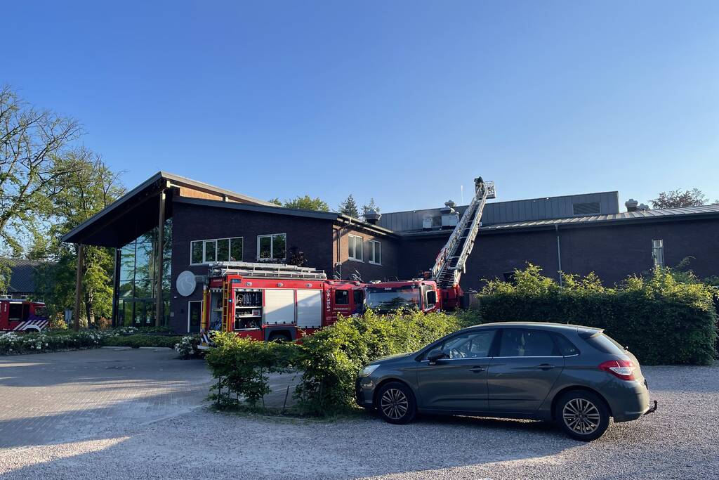 Brand in kelder van wellnescentrum