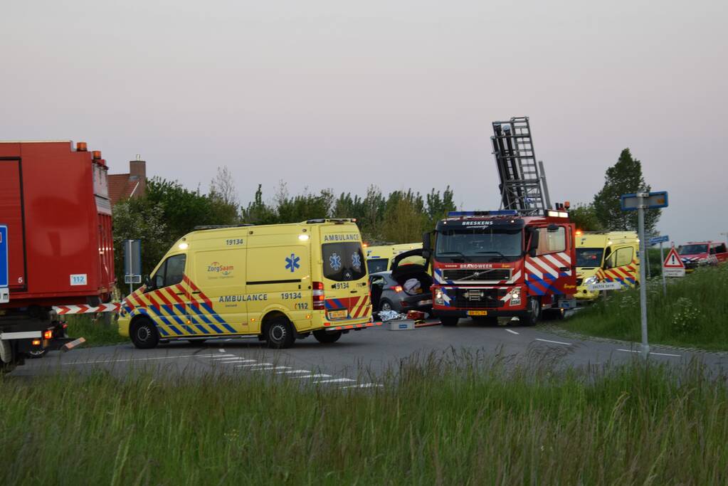 Meerdere gewonden na ernstig ongeval
