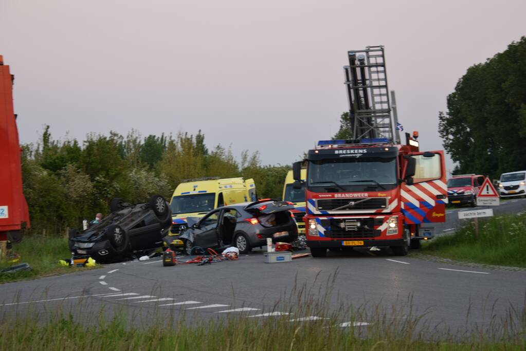 Meerdere gewonden na ernstig ongeval