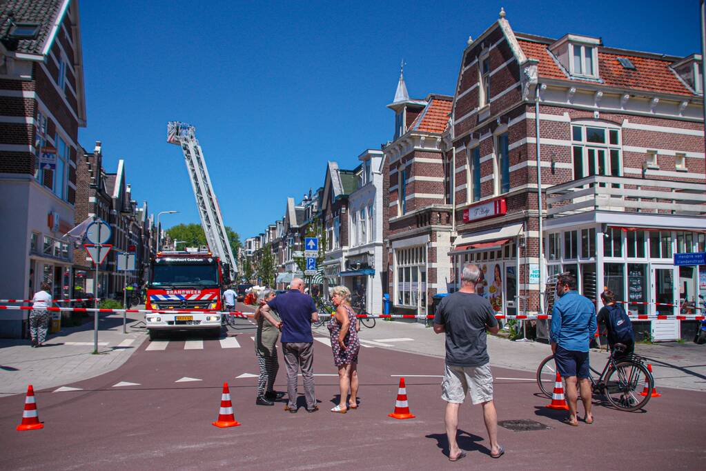 Brand op balkon van bovenwoning