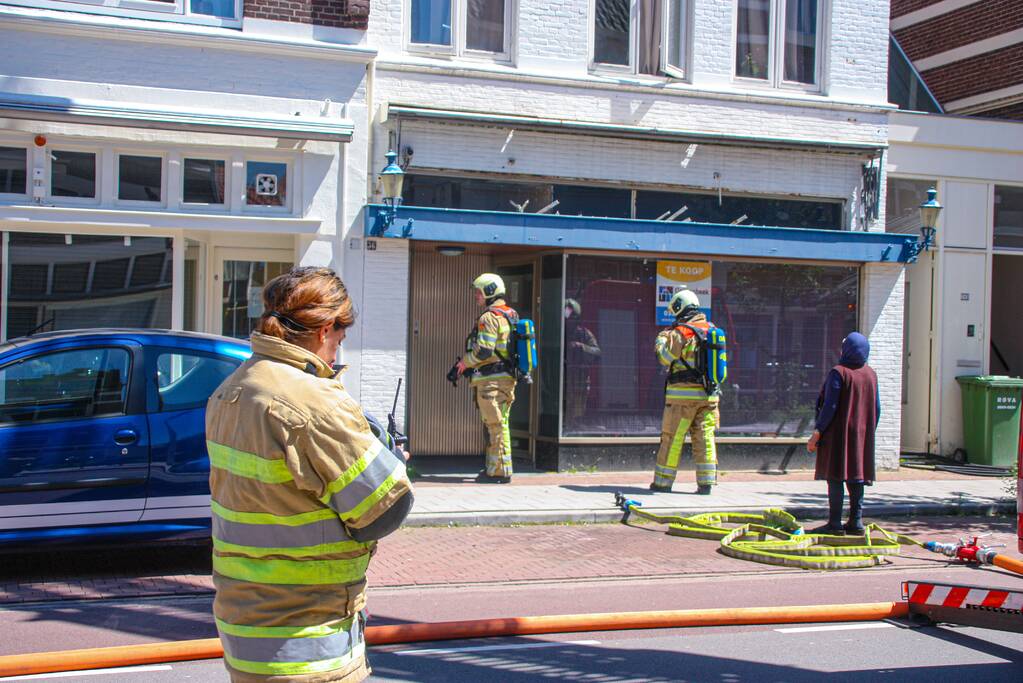 Brand op balkon van bovenwoning