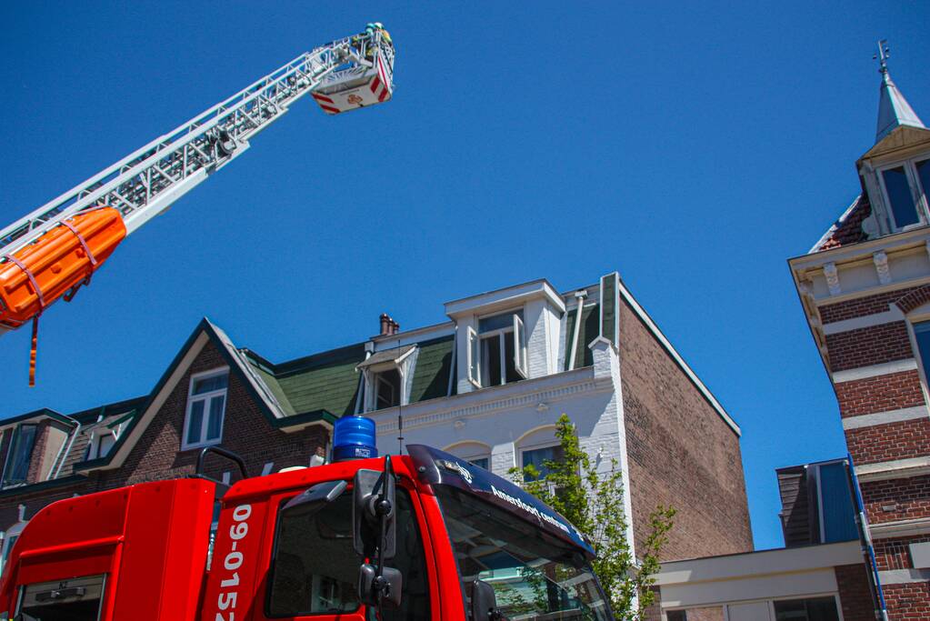 Brand op balkon van bovenwoning
