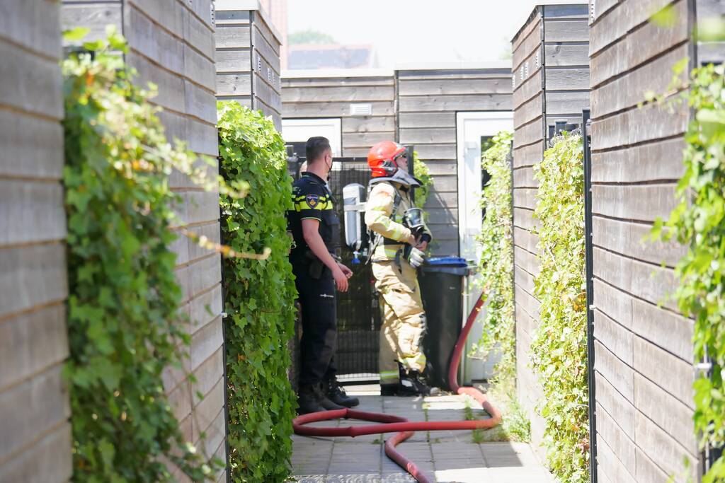 Brand in zonnenpanelen van woningen