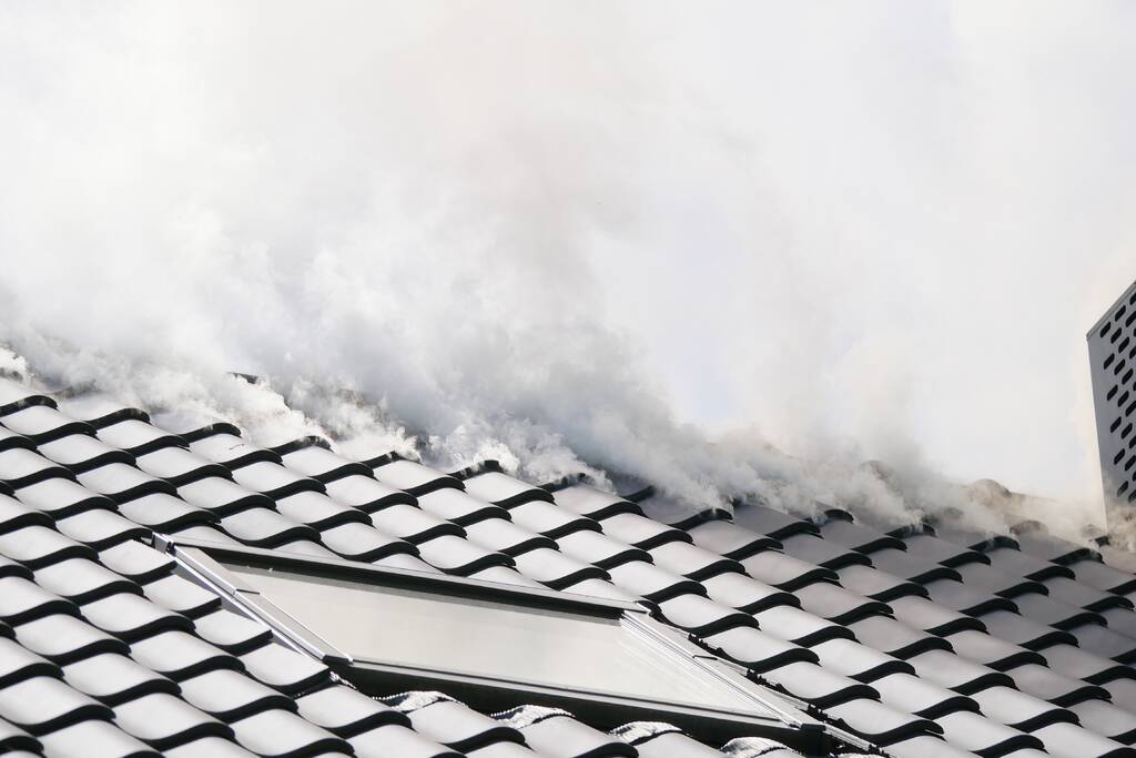 Brand in zonnenpanelen van woningen