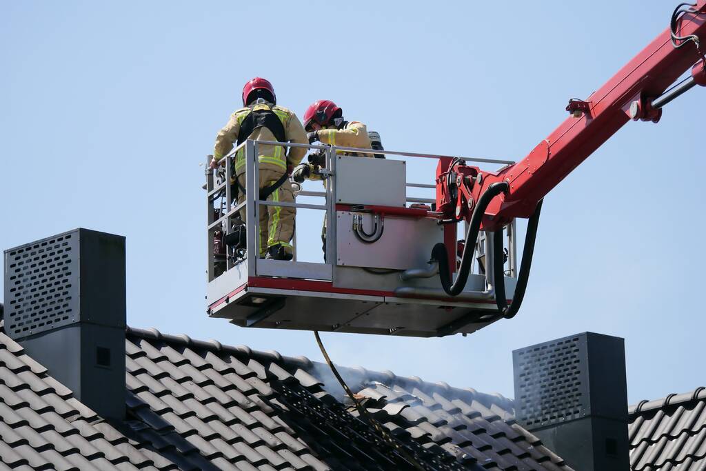 Brand in zonnenpanelen van woningen