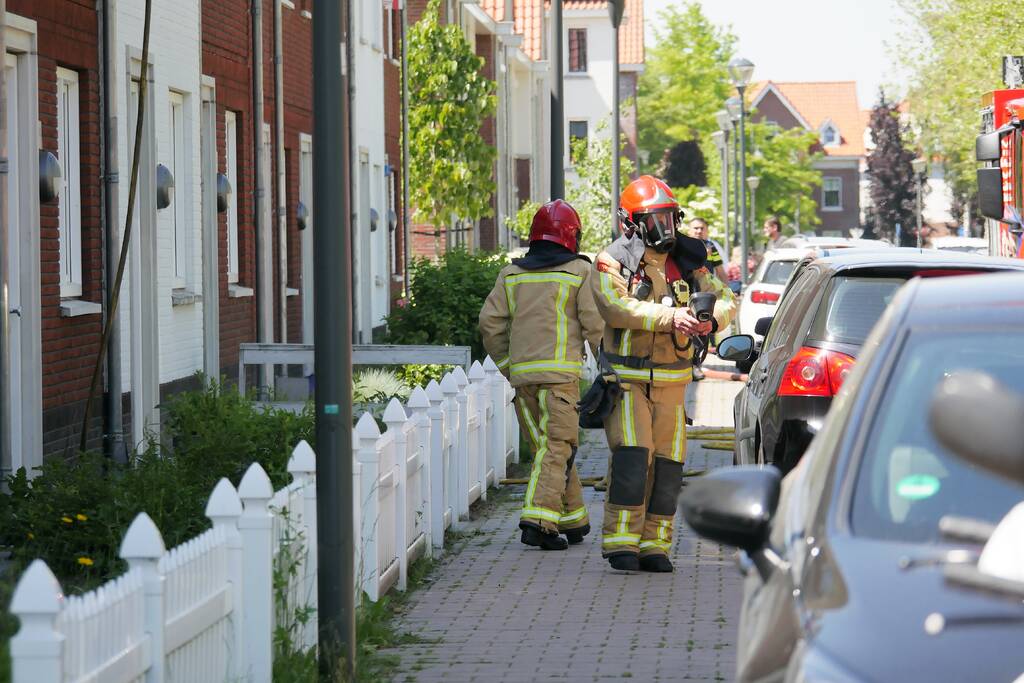 Brand in zonnenpanelen van woningen