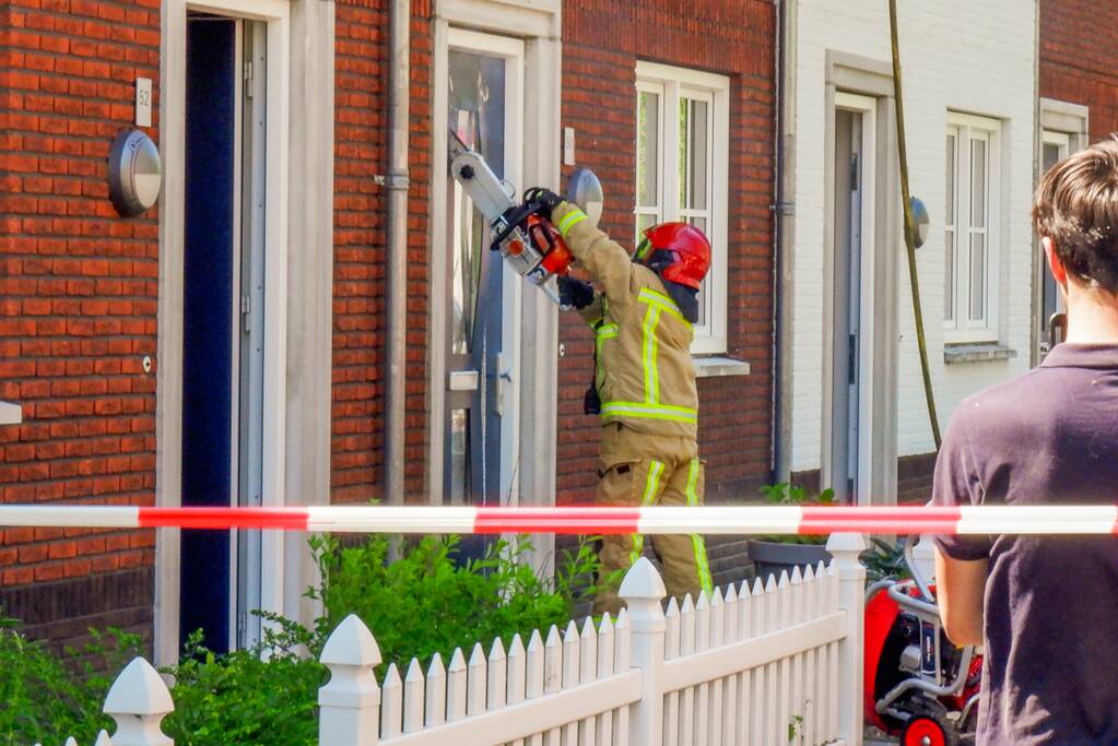 Brand in zonnenpanelen van woningen