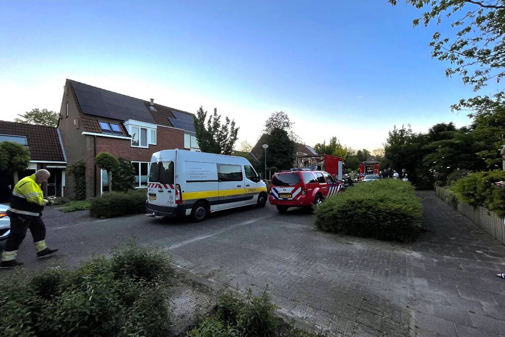 Woningen ontruimd door gaslekkage in woning