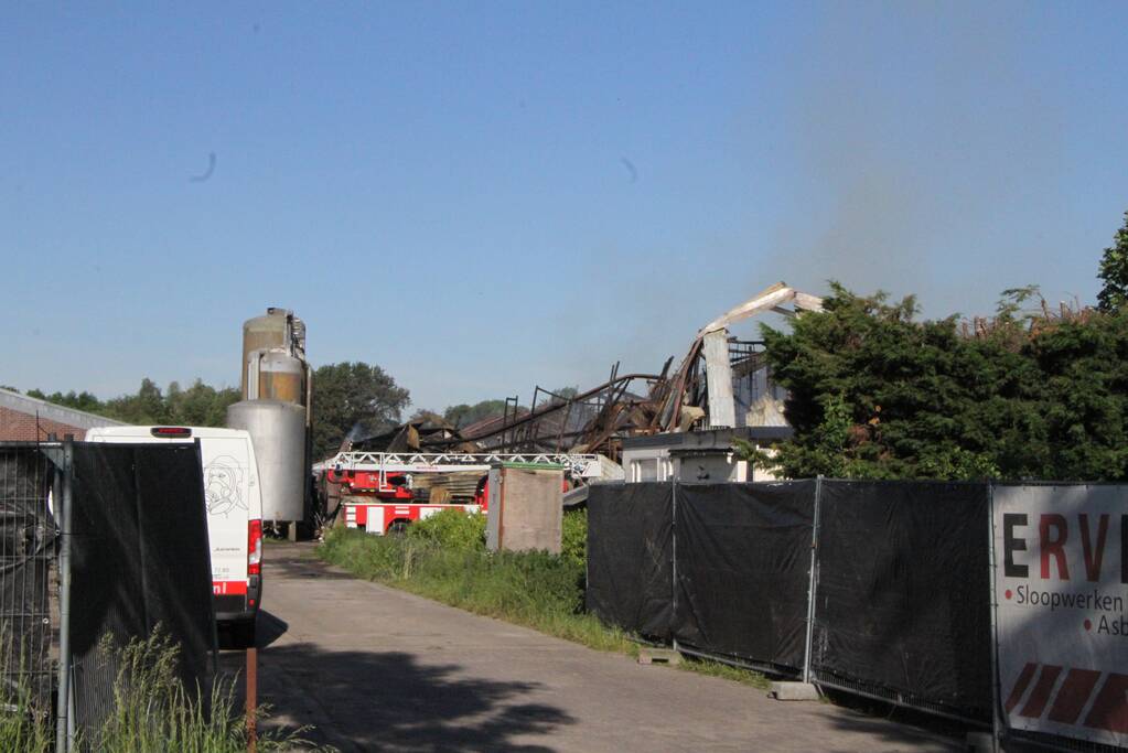 Duizenden varkens omgekomen bij grote brand in stal