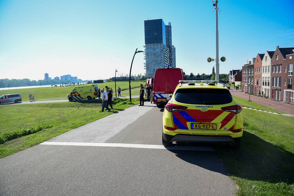 Hulpdiensten massaal ingezet voor persoon te water