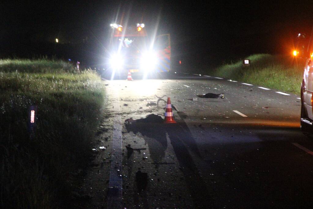 Twee dodelijke slachtoffers en één gewonde bij aanrijding