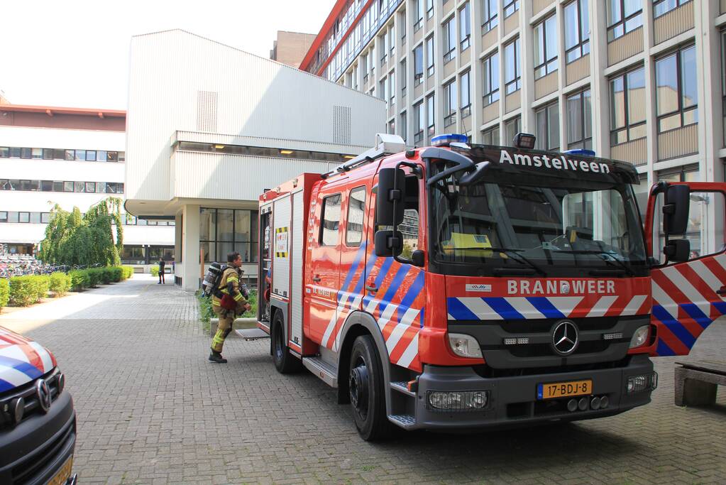 Vreemde lucht waargenomen gebouw VUmc