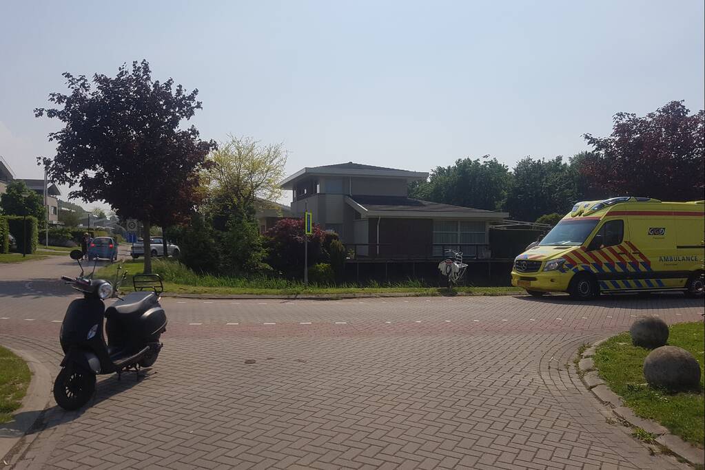 Scooterrijder gewond bij aanrijding