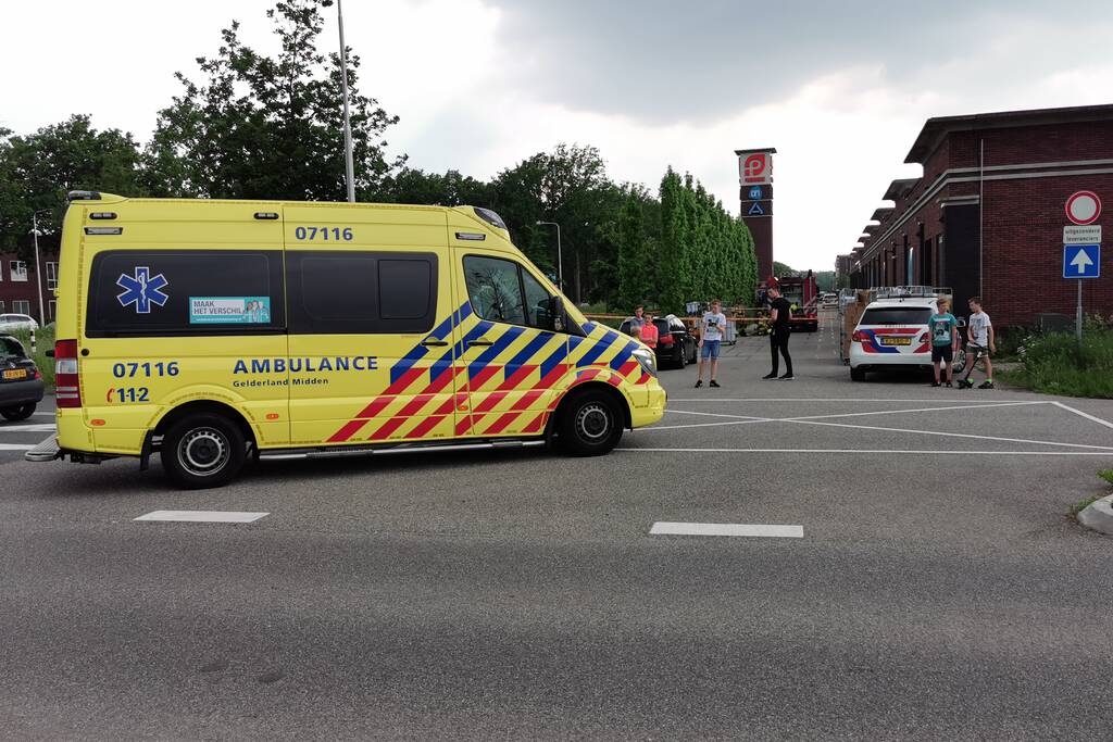 Winkels ontruimd door vreemde lucht