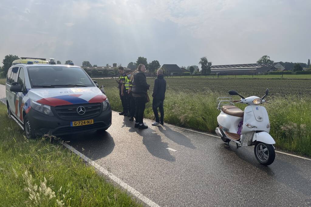 Harddrugs aangetroffen na ongeval tussen scooters