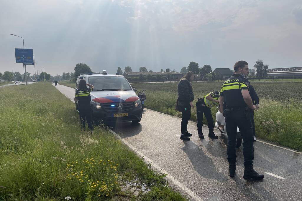 Harddrugs aangetroffen na ongeval tussen scooters
