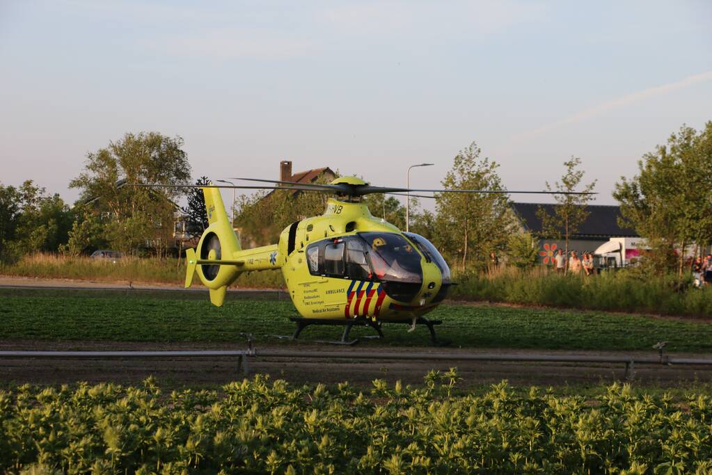 Scooterrijder zwaargewond na val