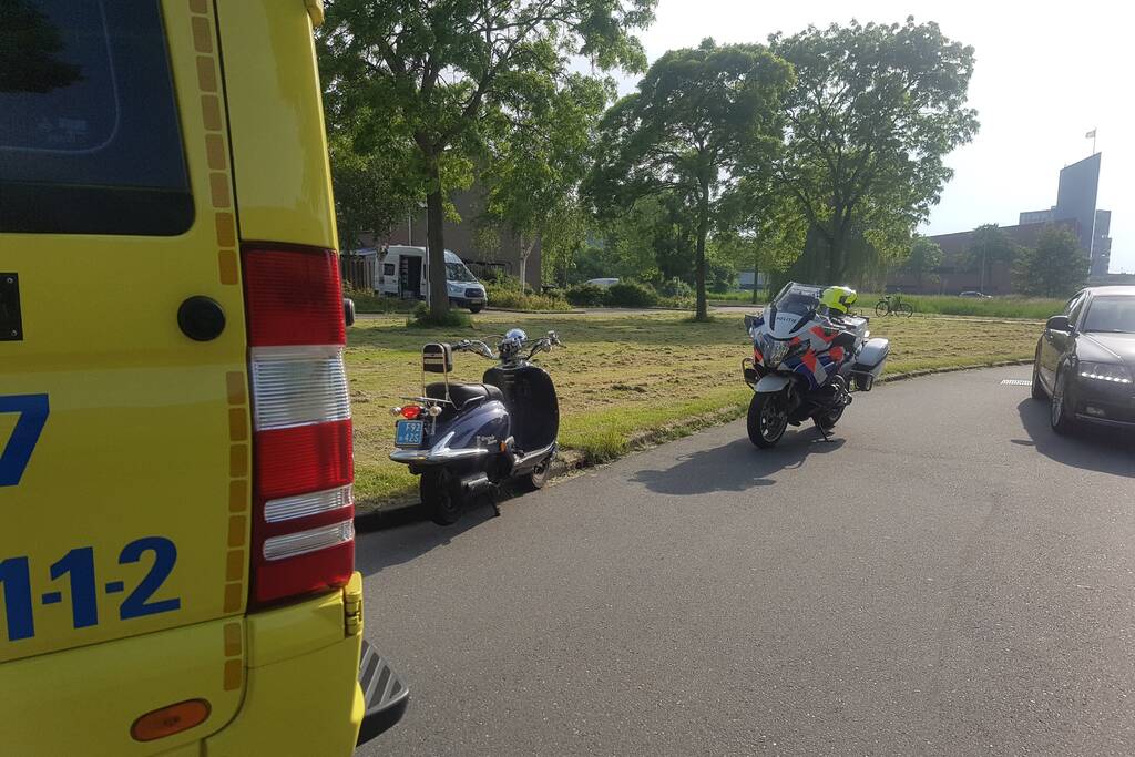 Meisje gewond door ongeval met scooter