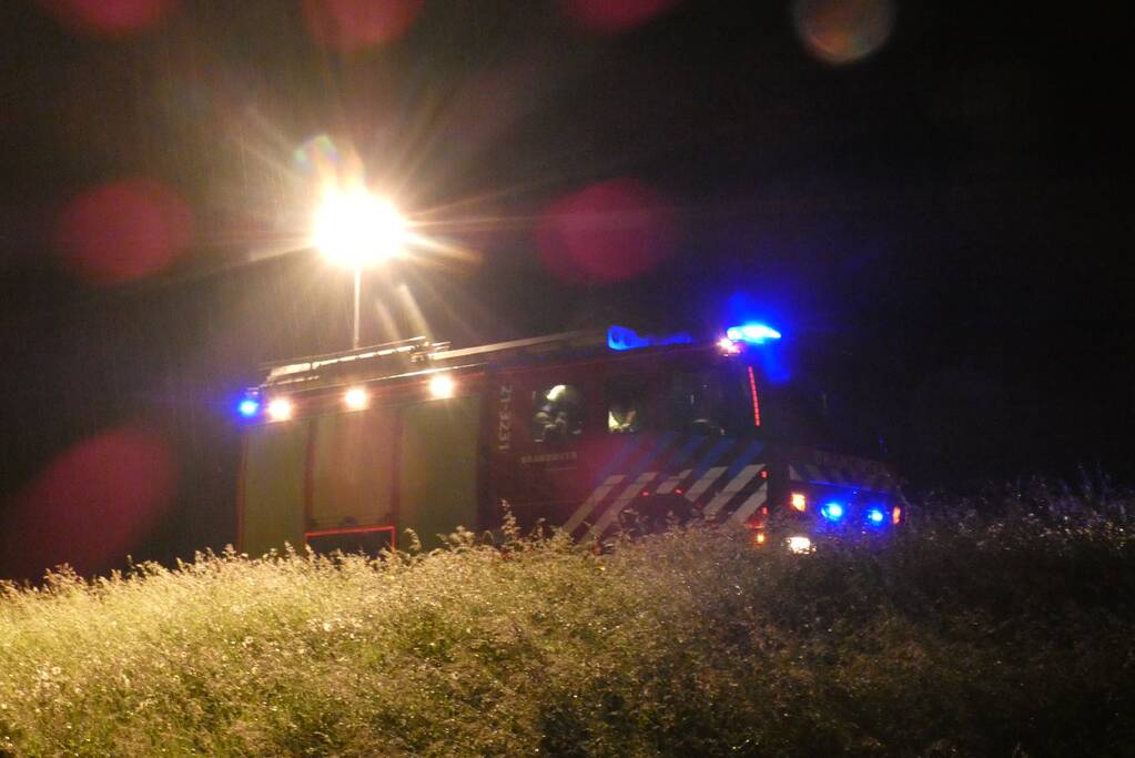 Automobilist raakt van de weg